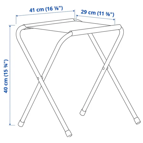 Set mobilă grădină Ikea Strandon 2  Metal / Metal / Metal / Green photo 4