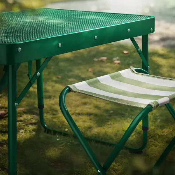 Set mobilă grădină Ikea Strandon 2  Metal / Metal / Metal / Green photo 5