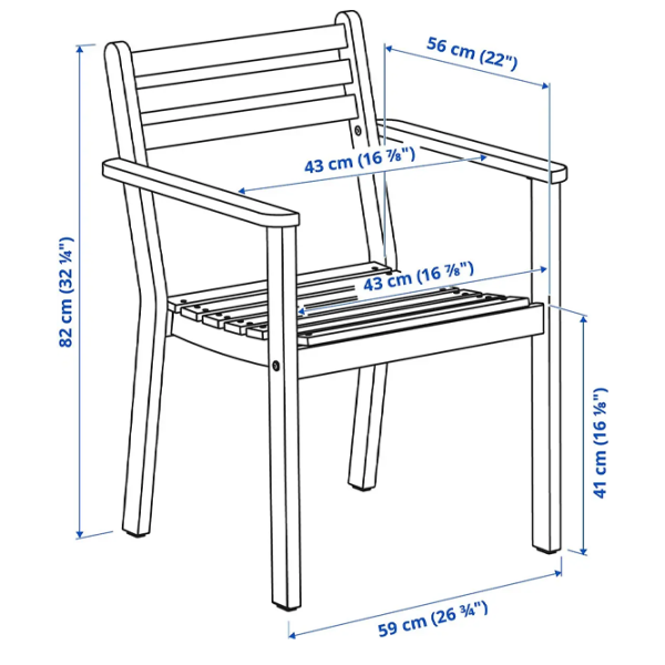 Set mobilă terasă Ikea Askholmen Lemn / Lemn / Lemn / Brown photo 2 Set mobilă terasă Ikea Askholmen Lemn / Lemn / Lemn / Brown photo 2