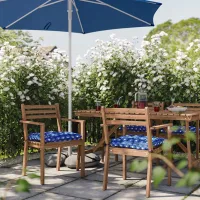 Набор мебели для террасы Ikea Askholmen Дерево / Дерево / Дерево / Коричневый photo 8