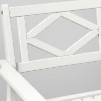 Set mobilă grădină Ikea Bondholmen 4 Lemn / Lemn / Lemn / Cream photo 2