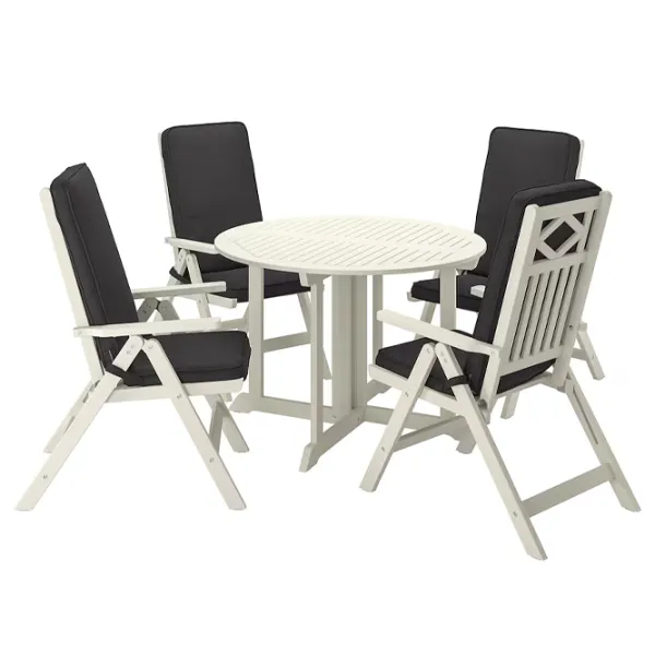 Set mobilă grădină Ikea Bondholmen/Jarpon/Duvholmen Lemn / Lemn / Lemn / Cream photo 1