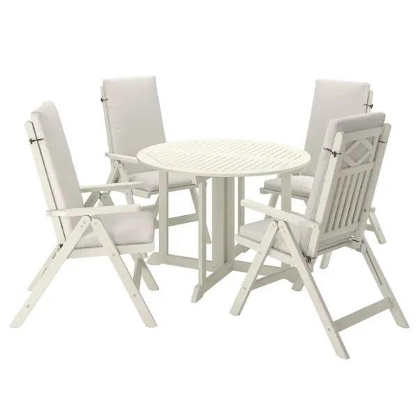 Set mobilă grădină Ikea Bondholmen/Froson/Duvholmen  Lemn / Lemn / Lemn / Cream photo 1 Set mobilă grădină Ikea Bondholmen/Froson/Duvholmen  Lemn / Lemn / Lemn / Cream photo 1