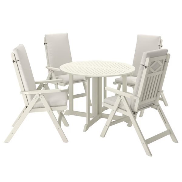 Set mobilă grădină Ikea Bondholmen/Froson/Duvholmen  Lemn / Lemn / Lemn / Cream photo 1 Set mobilă grădină Ikea Bondholmen/Froson/Duvholmen  Lemn / Lemn / Lemn / Cream photo 1