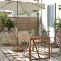 Набор мебели для террасы Ikea Nammaro/Vasman 4 Дерево / Дерево / Металл / Коричневый photo 4