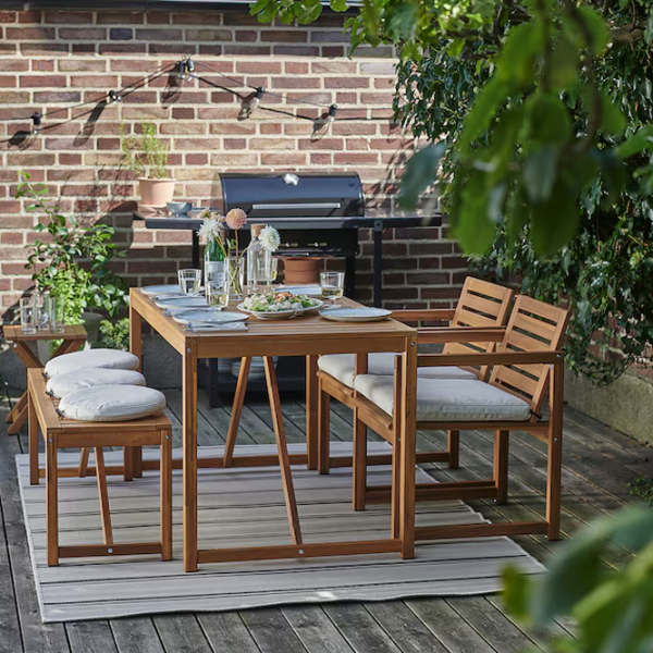 Набор мебели для террасы Ikea Nammaro/Froson/Duvholmen Дерево / Дерево / Дерево / Коричневый photo 4 Набор мебели для террасы Ikea Nammaro/Froson/Duvholmen Дерево / Дерево / Дерево / Коричневый photo 4
