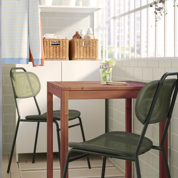 Набор садовой мебели Ikea Nammaro/Ensholm 2  Дерево / Дерево / Пластик / Коричневый photo 5 Набор садовой мебели Ikea Nammaro/Ensholm 2  Дерево / Дерево / Пластик / Коричневый photo 5