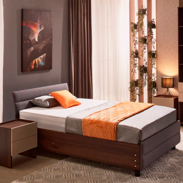 Кровать Ambianta Kosmo-Star 120 x 200 см / ЛДСП / Серый photo 1 Кровать Ambianta Kosmo-Star 120 x 200 см / ЛДСП / Серый photo 1