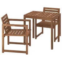 Набор садовой мебели Ikea Nammaro 2  Дерево / Дерево / Дерево / Коричневый