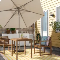 Набор садовой мебели Ikea Nammaro 2 Дерево / Дерево / Дерево / Коричневый photo 2