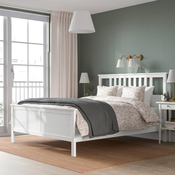 Кровать Ikea Hemnes Luroy 140 x 200 см / Массив / Белый photo 5