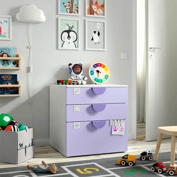 Comodă Ikea Smastad/Platsa 63 x 60 x 57 / MDF / Purple photo 4