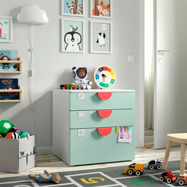 Comodă Ikea Smastad/Platsa 63 x 60 x 57 / MDF / Light Green photo 2