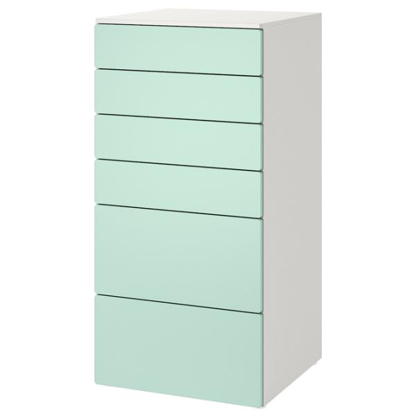 Комод Ikea Smastad/Platsa 123 x 60 x 57см / МДФ / Светло-зеленый photo 1