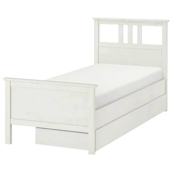 Pat Ikea Hemnes Luroy 2 90 x 200 cm / Masiv / White photo 1