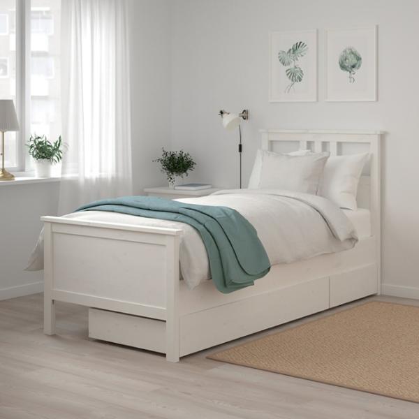 Pat Ikea Hemnes Luroy 2 90 x 200 cm / Masiv / White photo 3