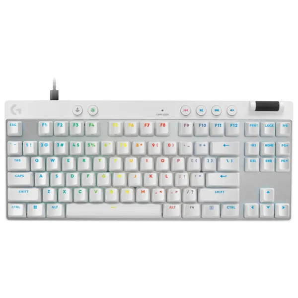 Клавиатура Logitech G PRO X TKL Rapid Проводная / Белый photo 1
