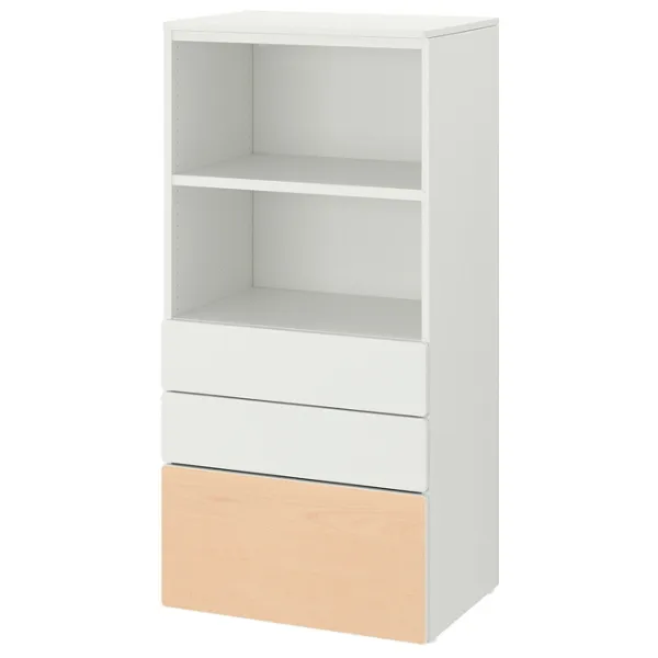 Комод Ikea Smastad/Platsa 123 x 60 x 42см / МДФ / Белый-Береза photo 1