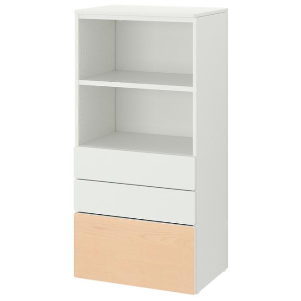 Комод Ikea Smastad/Platsa 123 x 60 x 42см / МДФ / Белый-Береза photo 1