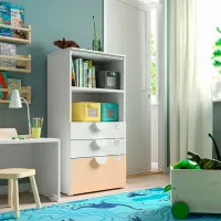 Комод Ikea Smastad/Platsa 123 x 60 x 42см / МДФ / Белый-Береза photo 3