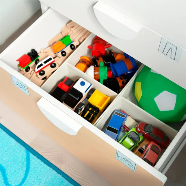 Комод Ikea Smastad/Platsa 123 x 60 x 42см / МДФ / Белый-Береза photo 6