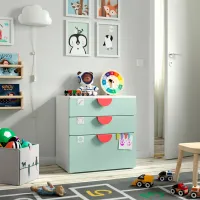 Комод Ikea Smastad/Platsa 63 x 60 x 42см / МДФ / Светло-зеленый photo 3