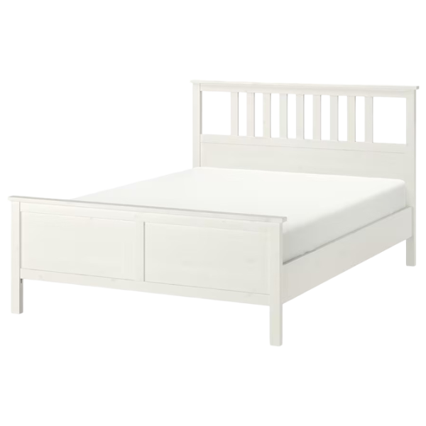 Pat Ikea Hemnes Lindbaden 160 x 200 cm / Masiv / White photo 1 Pat Ikea Hemnes Lindbaden 160 x 200 cm / Masiv / White photo 1