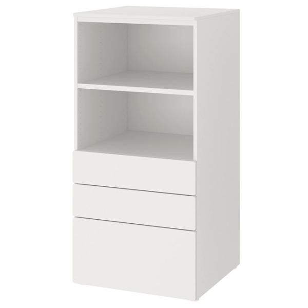 Comodă Ikea Smastad/Platsa 123 x 60 x 57 / MDF / Alb photo 1