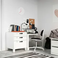 Comodă Ikea Smastad/Platsa 63 x 60 x 55 / MDF / Alb photo 4