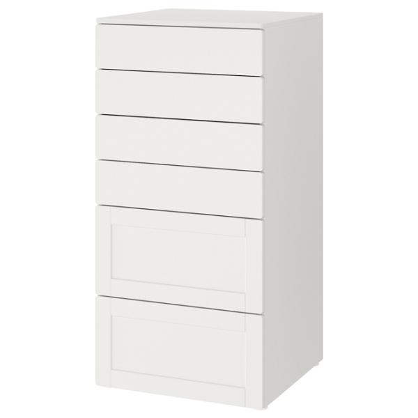 Комод Ikea Smastad/Platsa 123 x 60 x 55см / МДФ / Белый photo 1