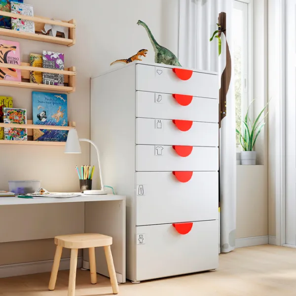 Комод Ikea Smastad/Platsa 123 x 60 x 55см / МДФ / Белый photo 3