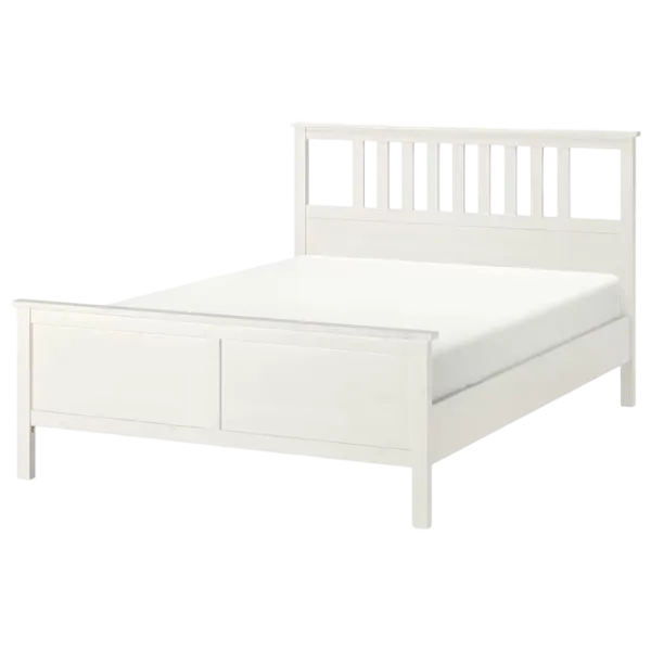 Pat Ikea Hemnes Lindbaden 180 x 200 cm / Masiv / White photo 1 Pat Ikea Hemnes Lindbaden 180 x 200 cm / Masiv / White photo 1