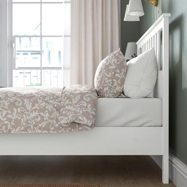 Pat Ikea Hemnes Lindbaden 180 x 200 cm / Masiv / White photo 6 Pat Ikea Hemnes Lindbaden 180 x 200 cm / Masiv / White photo 6