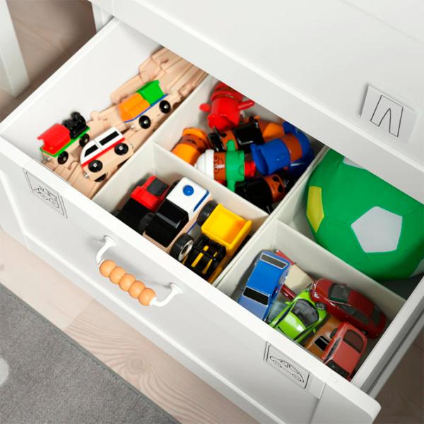 Комод Ikea Smastad/Platsa 63 x 60 x 42см / МДФ / Белый photo 2