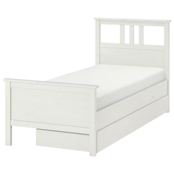 Pat Ikea Hemnes Lindbaden 2 90 x 200 cm / Masiv / White photo 1