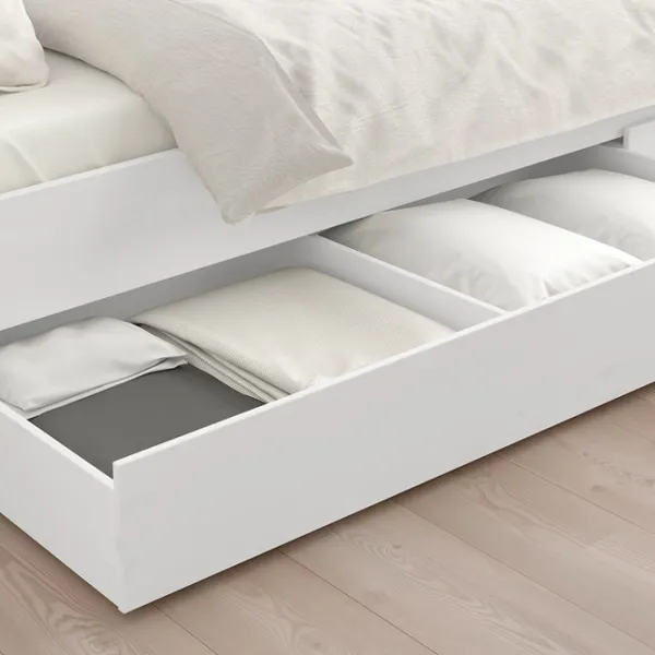 Pat Ikea Hemnes Lindbaden 2 90 x 200 cm / Masiv / White photo 5