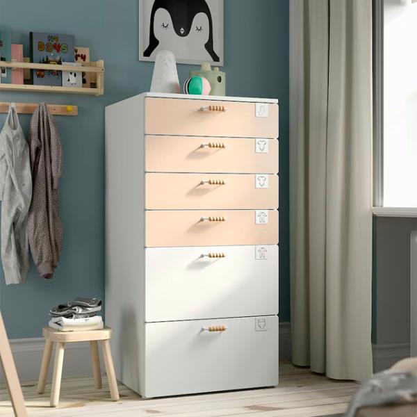 Комод Ikea Smastad/Platsa 123 x 60 x 57см / МДФ / Белый-Береза photo 2