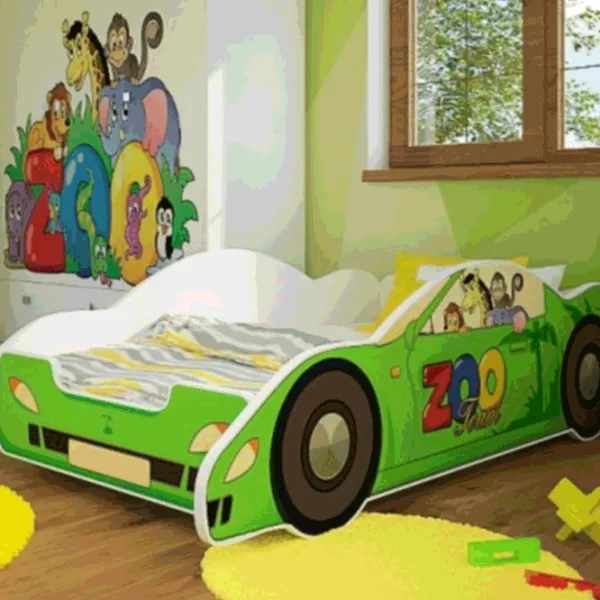 Set de mobilă pentru copii Happy Babies Zoo 22 White Green / unisex photo 3 Set de mobilă pentru copii Happy Babies Zoo 22 White Green / unisex photo 3