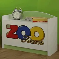 Детский мебельный набор Happy Babies Zoo 22 White Green / унисекс photo 3