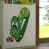 Детский мебельный набор Happy Babies Zoo 22 White Green / унисекс photo 5