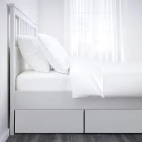 Кровать Ikea Hemnes Lindbaden 4 160 x 200 см / Массив / Белый photo 12