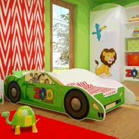 Детский мебельный набор Happy Babies Zoo 23 White Green / унисекс