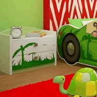 Детский мебельный набор Happy Babies Zoo 23 White Green / унисекс photo 6