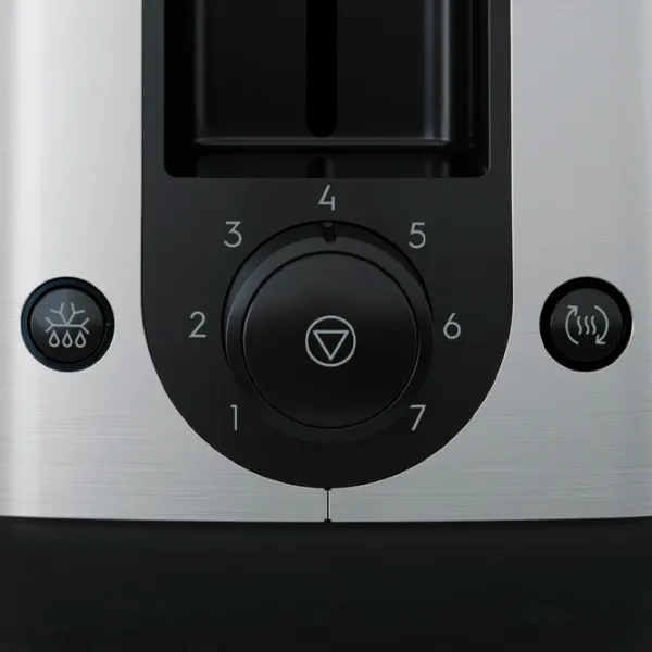 Toster Electrolux E3T1-3ST Mecanic / 800 W / Silver photo 2