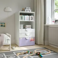 Comodă Ikea Smastad/Platsa 123 x 60 x 57 / MDF / Alb-Violet photo 2