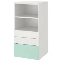 Комод Ikea Smastad/Platsa 123 x 60 x 57см / МДФ / Белый-Светло зеленый