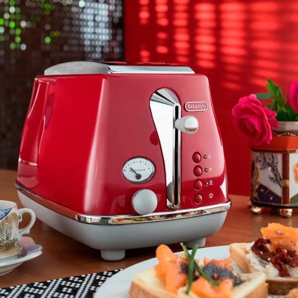 Toster DeLonghi CTOC 2103 R Mecanico-electronic / 900 W / Red photo 6