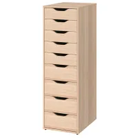 Comodă Ikea Alex 116 x 36 x 48 / MDF / Stejar