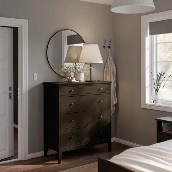 Comodă Ikea Idanas 118 x 104 x 50 / MDF / Dark Brown photo 3