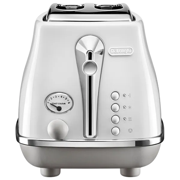 Тостер DeLonghi CTOC 2103 W Механико-электронный / 900 Вт / Белый photo 1